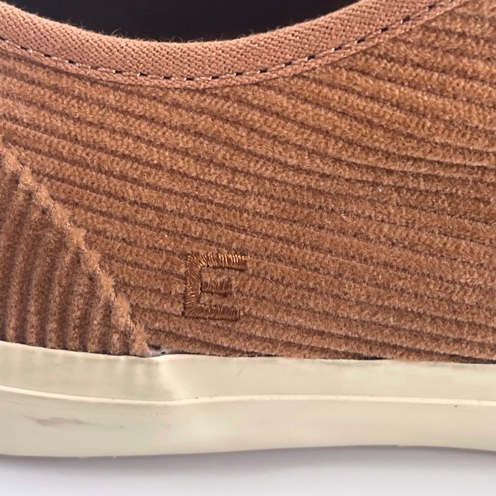 Everlane Corduroy Lace Up Sneakers Brown‎ Women US 10.5 - Picture 4 of 8